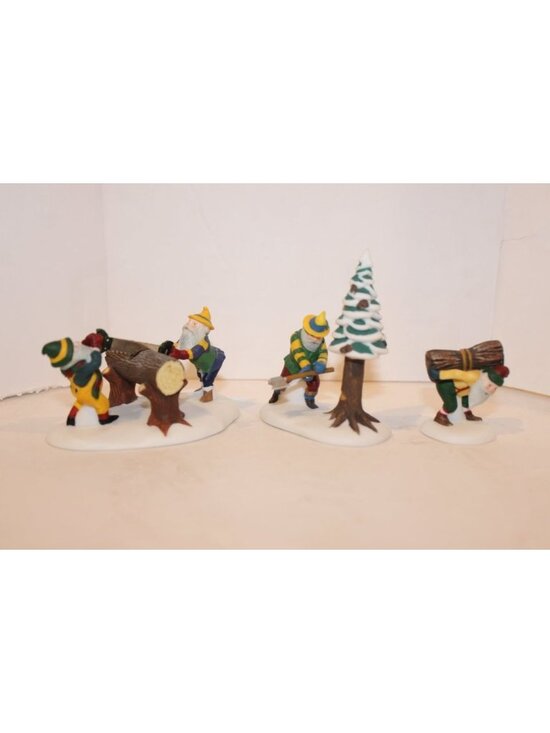 Department 56 Other - Dept 56  North Pole - Woodsmen Elves